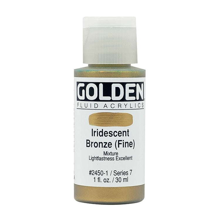 Golden Fluid Acrylic Iridescent Bronze Fine1oz