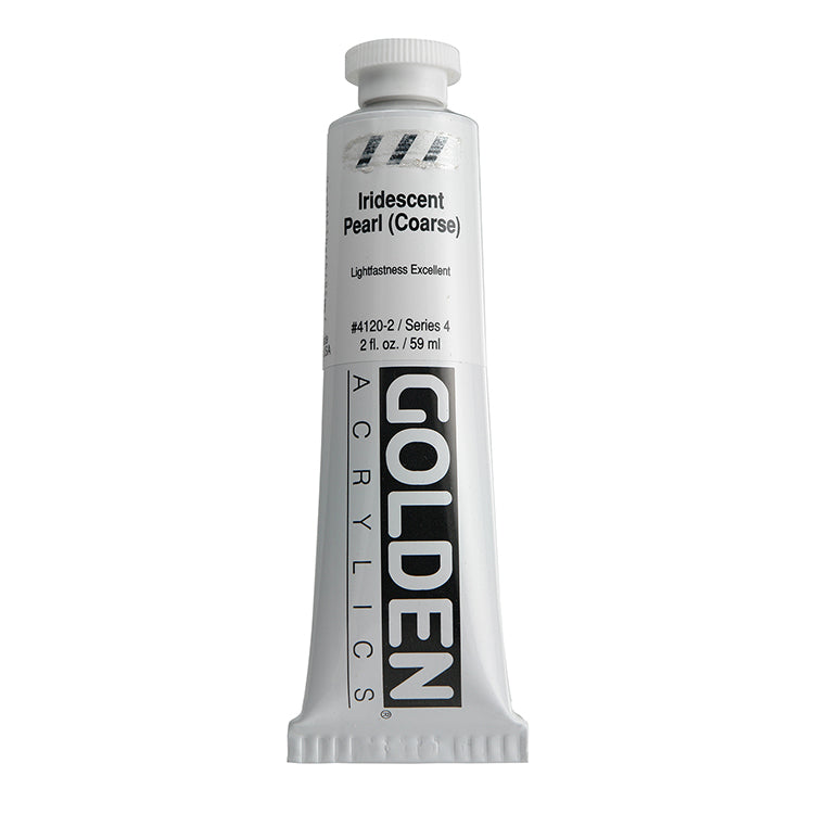 Golden Heavy Body Acrylic Iridescent Pearl Coarse 2oz