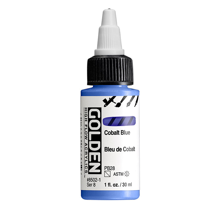Golden High Flow Acrylic Cobalt Blue 1oz