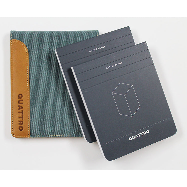 Quattro Journal 4.5x5.5 Blank Black