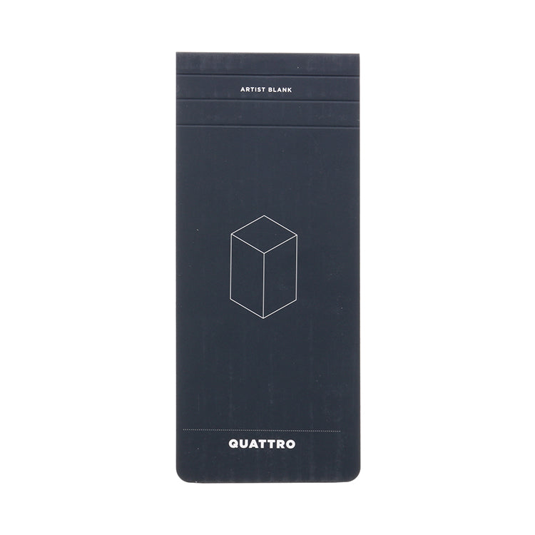 Quattro Journal 3.5x8.25 Blank Black
