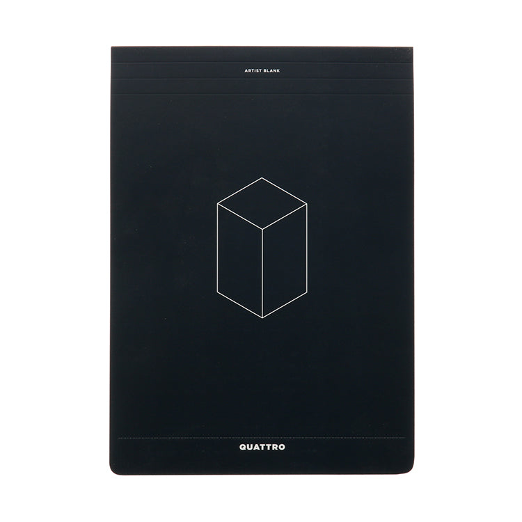 Quattro Journal 8.5x12 Blank Black