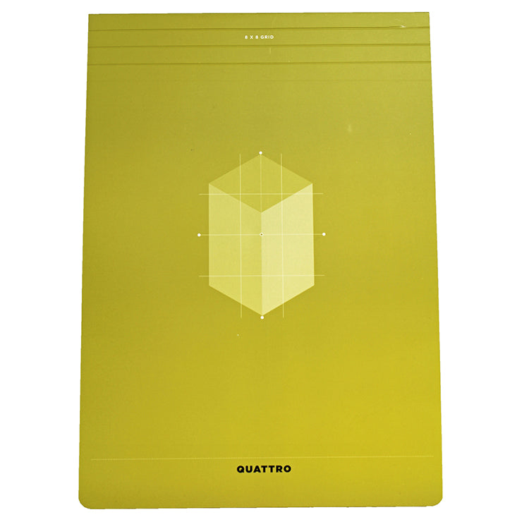 Quattro Journal 8.5x12 8x8 Grid Olive