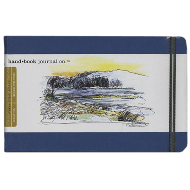 Handbook Journal Landscape 8.25x5.5 Blue