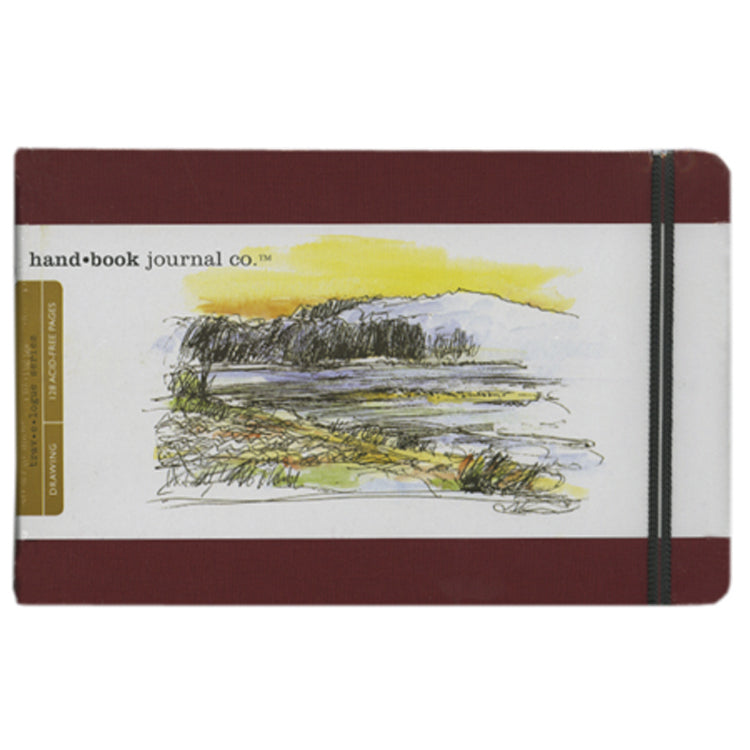 Handbook Journal Landscape 8.25x5.5 Red