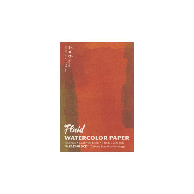 Global Fluid Cold Press Watercolor Block 4x6