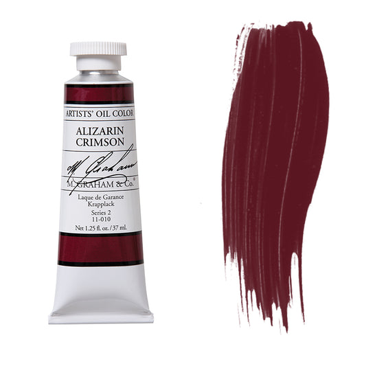 M. Graham Artist Oil Color Alizarin Crimson 1.25oz