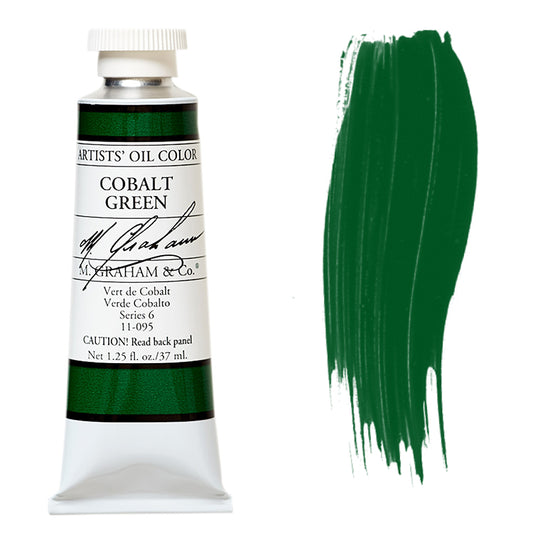 M. Graham Artist Oil Color Cobalt Green 1.25oz