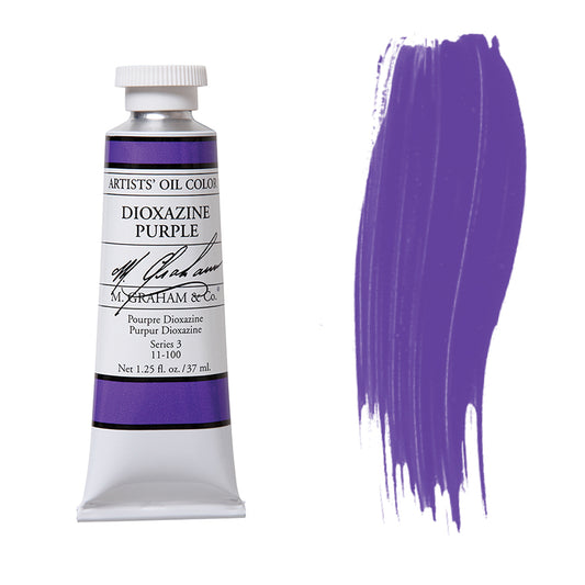 M. Graham Artist Oil Color Dioxazine Purple 1.25oz