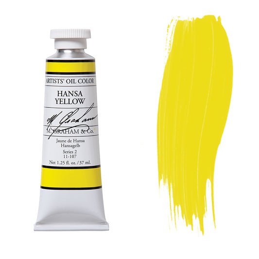 M. Graham Artist Oil Color Hansa Yellow 1.25oz