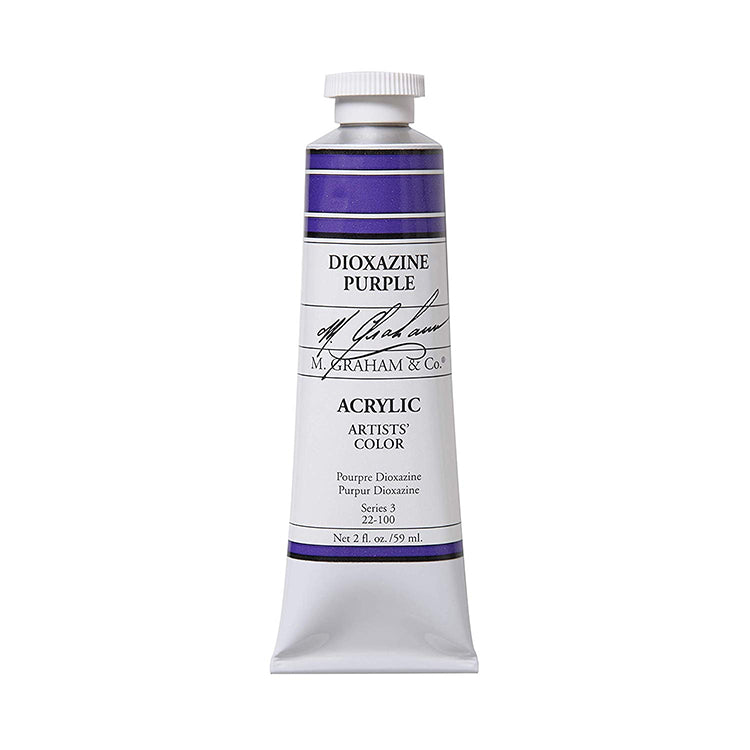 M Graham Artists Acrylic Dioxazine Purple 60ml Tube