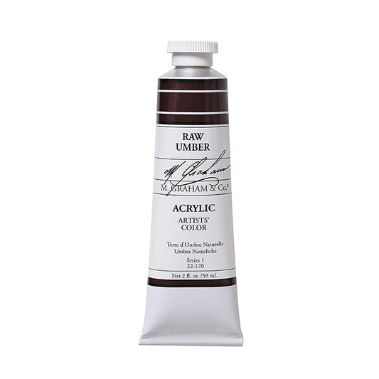 M Graham Artists Acrylic Raw Umber 60ml Tube