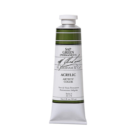 M Graham Artists Acrylic Sap Green 60ml Tube