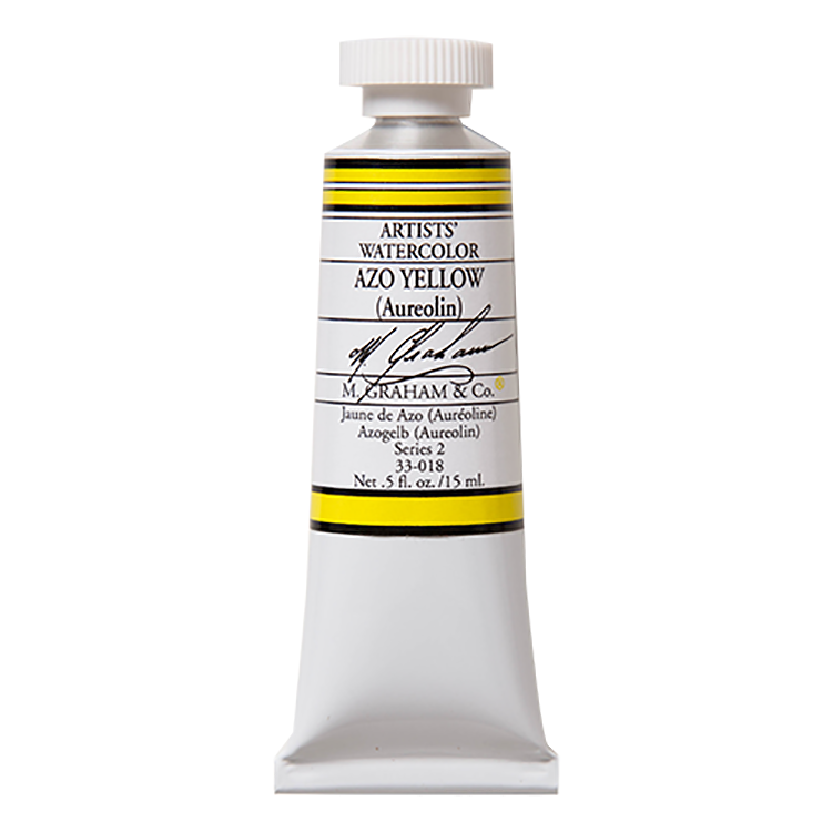M. Graham Artist Watercolor Azo Yellow 15ml