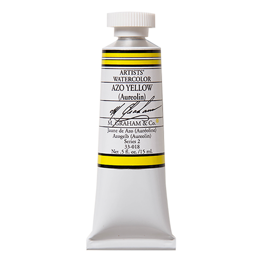 M. Graham Artist Watercolor Azo Yellow 15ml