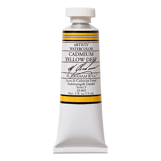 M. Graham Artist Watercolor Cadmium Yellow Deep 15ml
