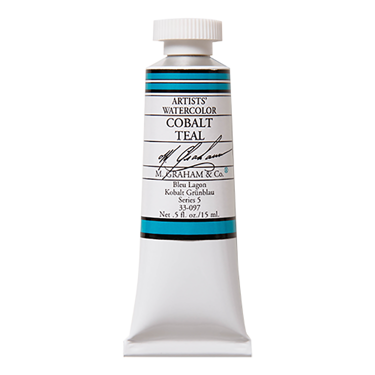 M. Graham Artist Watercolor Cobalt Teal 15ml