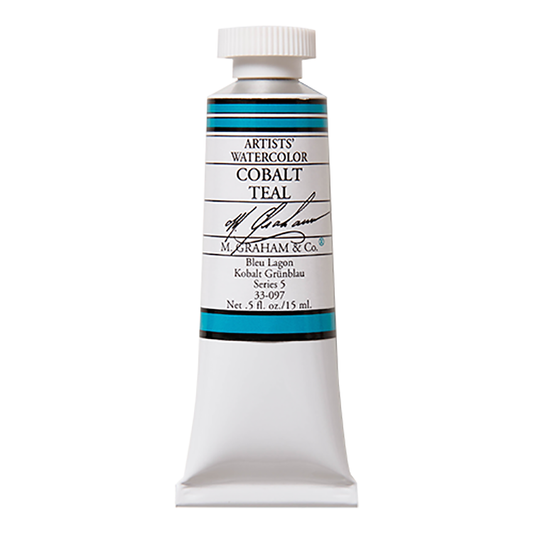 M. Graham Artist Watercolor Cobalt Teal 15ml