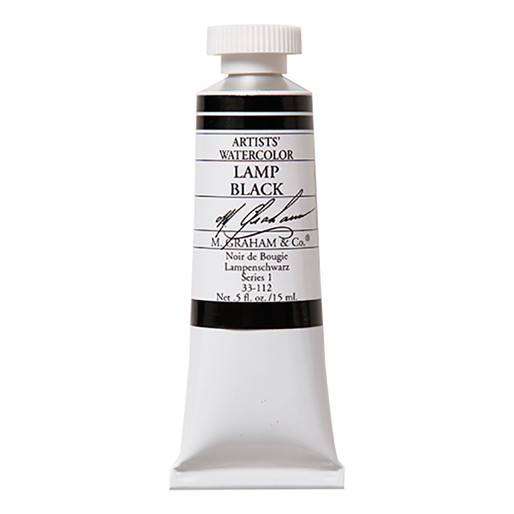 M. Graham Artist Watercolor Lamp Black 15ml