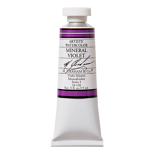 M. Graham Artist Watercolor Mineral Violet 15ml