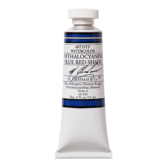 M. Graham Artist Watercolor Phthalo Blue Red Shade 15ml