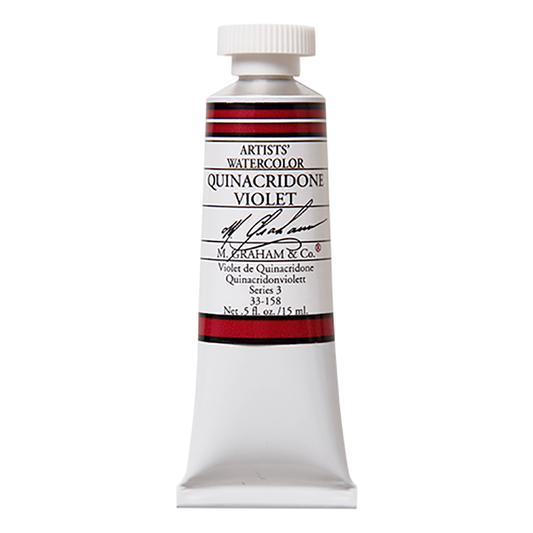 M. Graham Artist Watercolor Quinacridone Violet 15ml