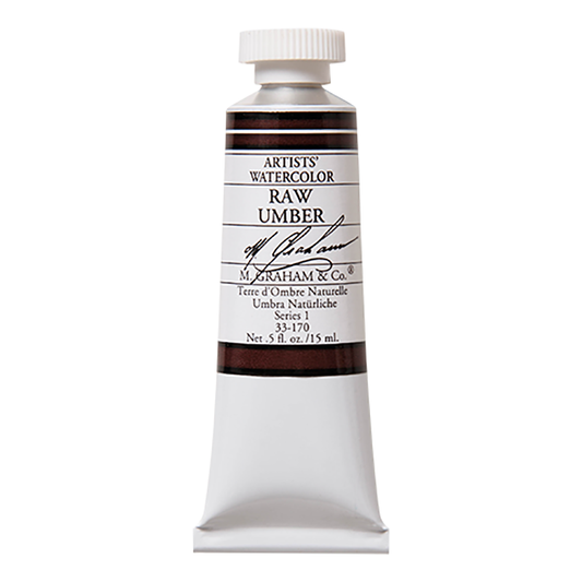 M. Graham Artist Watercolor Raw Umber 15ml