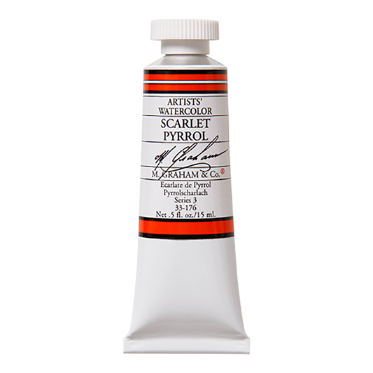 M. Graham Artist Watercolor Scarlet Pyrrol 15ml