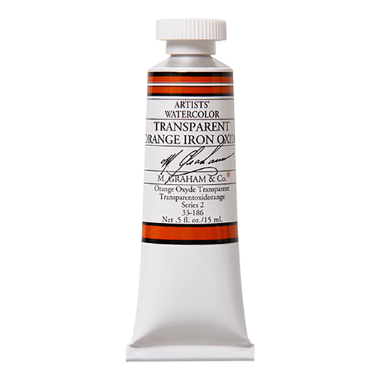M. Graham Artist Watercolor Transparent Orange Iron Oxide 15ml