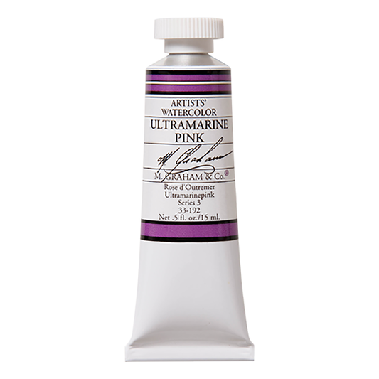 M. Graham Artist Watercolor Ultramarine Pink 15ml
