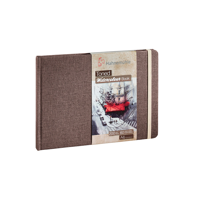 Hahnemuhle Toned Watercolor Book 200gsm Beige A6 Landscape