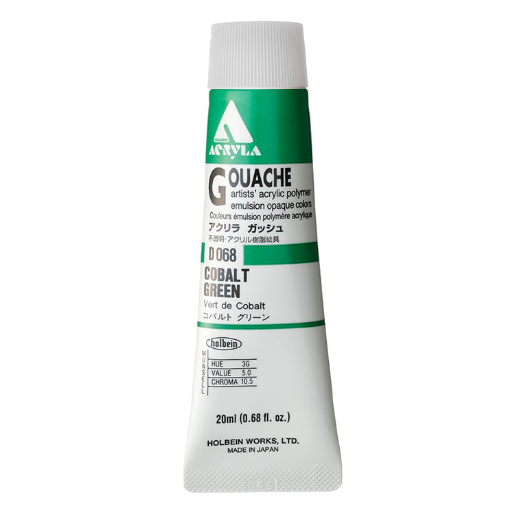 Holbein Acrylic Gouache 20ml Cobalt Green