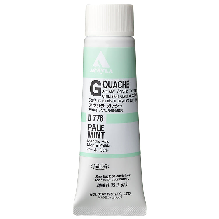 Holbein Acrylic Gouache 40ml Pale Mint