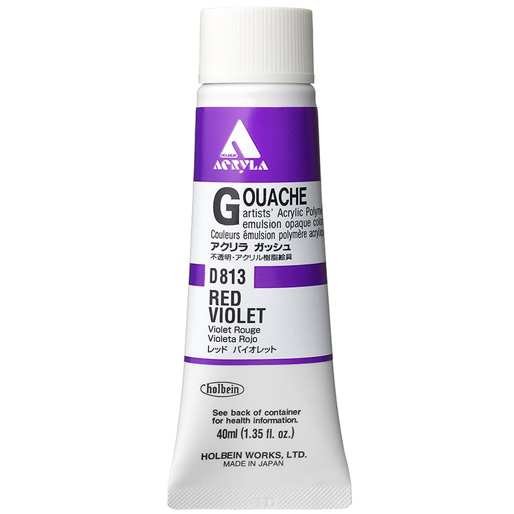 Holbein Acrylic Gouache 40ml Red Violet
