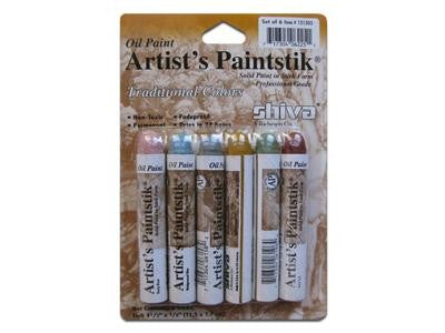 Shiva Paintstik Set of 6 Traditional