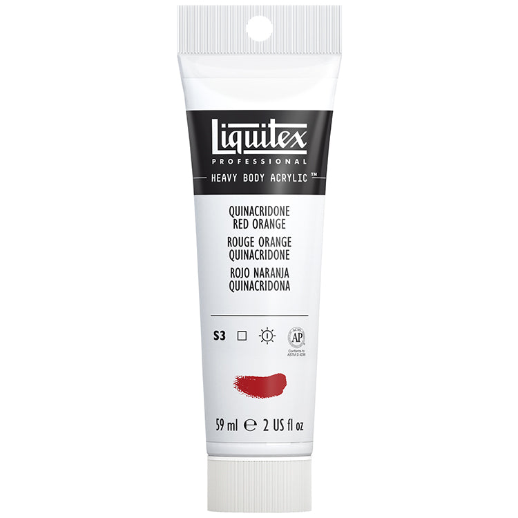 Liquitex Heavy Body Acrylic Quinacridone Red Orange 2oz