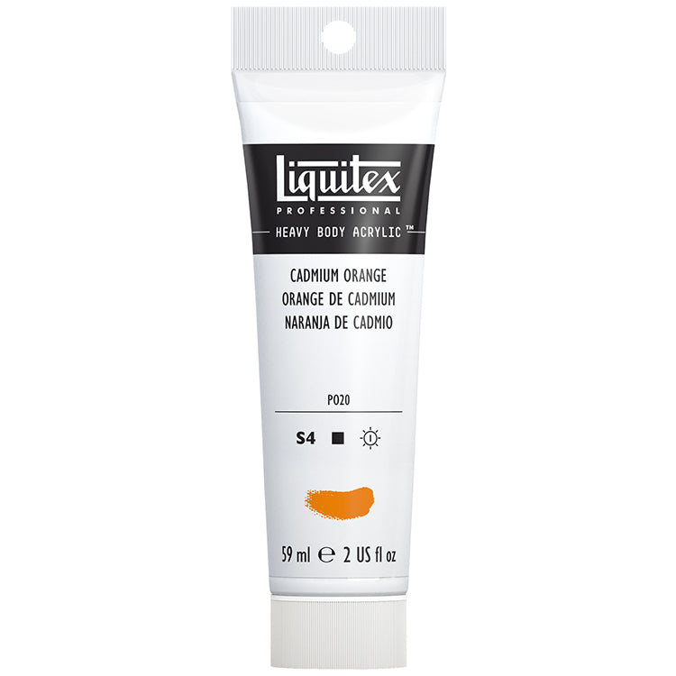 Liquitex Heavy Body Acrylic Cadmium Orange 2oz ⚠️