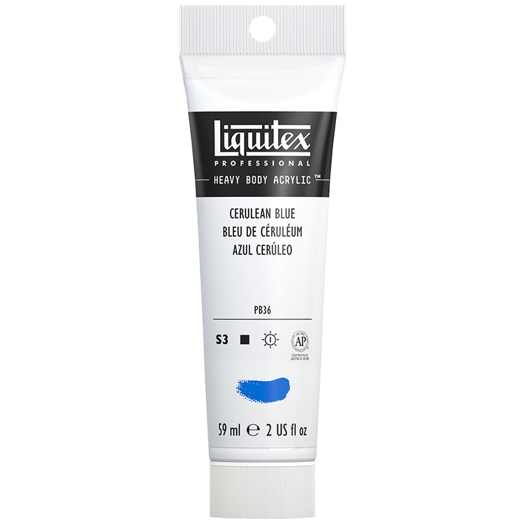 Liquitex Heavy Body Acrylic Cerulean Blue 2oz