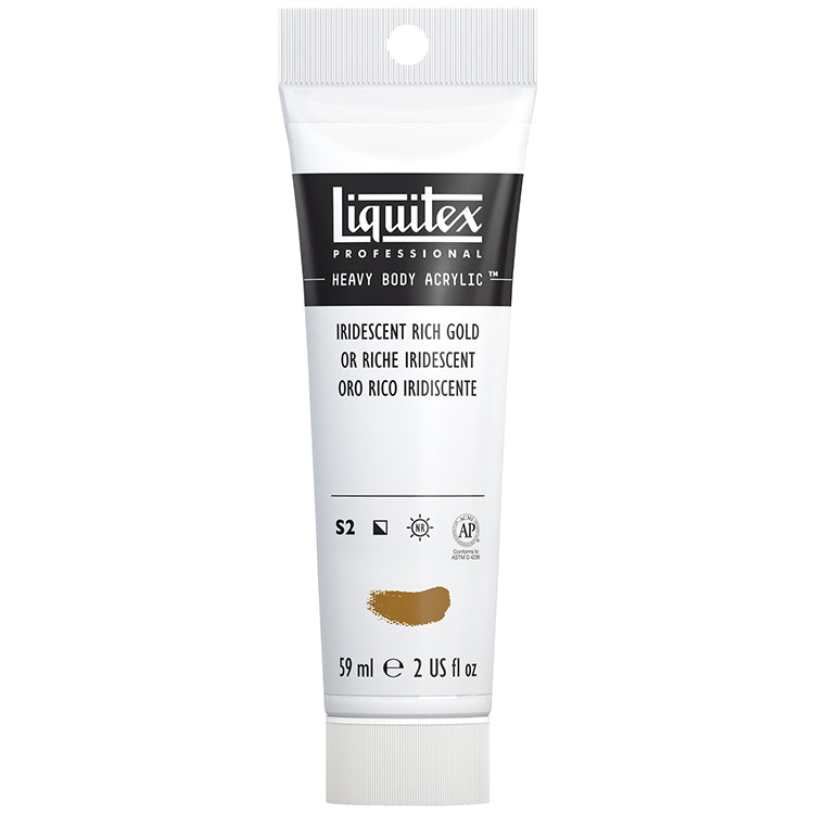 Liquitex Heavy Body Acrylic Iridescent Rich Gold 2oz