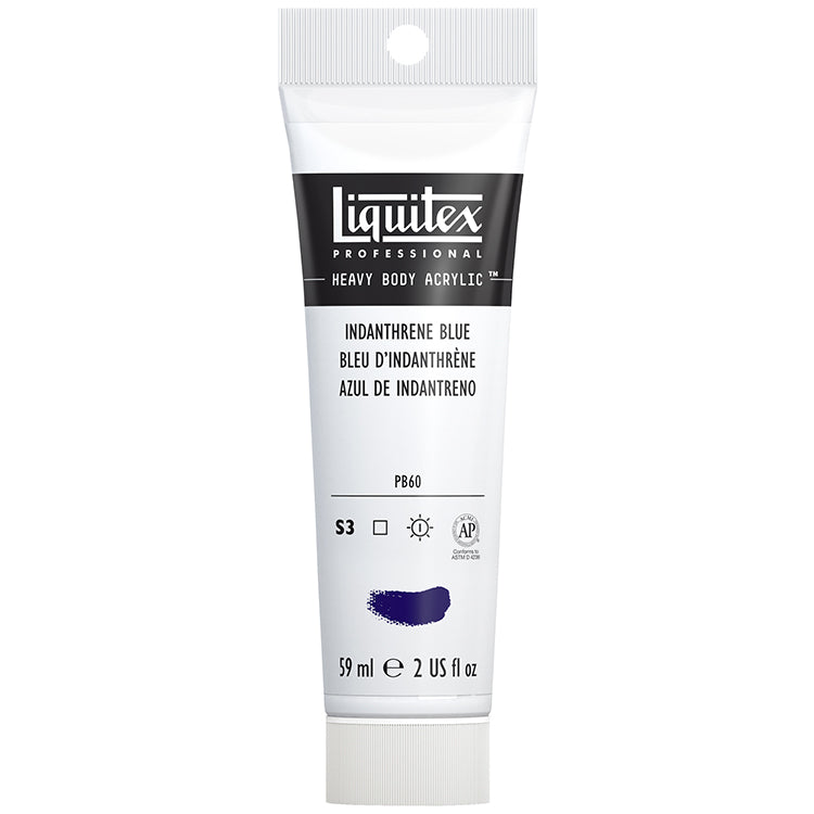 Liquitex Heavy Body Acrylic Indanthrone Blue 2oz
