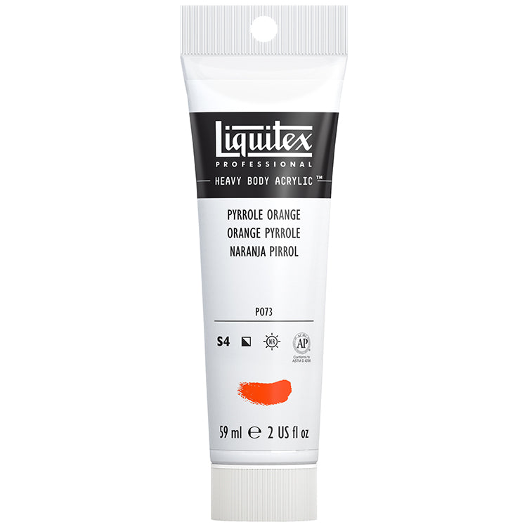 Liquitex Heavy Body Acrylic Pyrrole Orange 2oz