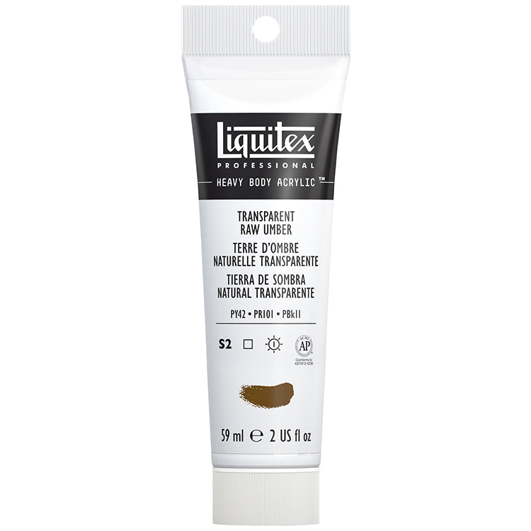 Liquitex Heavy Body Acrylic Transparent Raw Umber 2oz