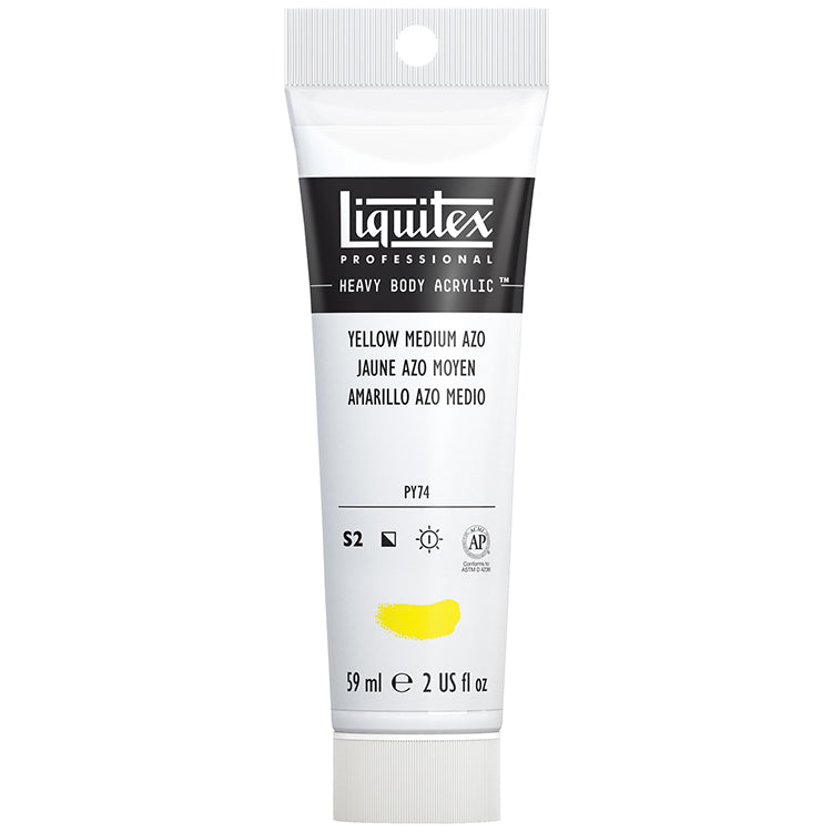 Liquitex Heavy Body Acrylic Azo Yellow Medium 2oz
