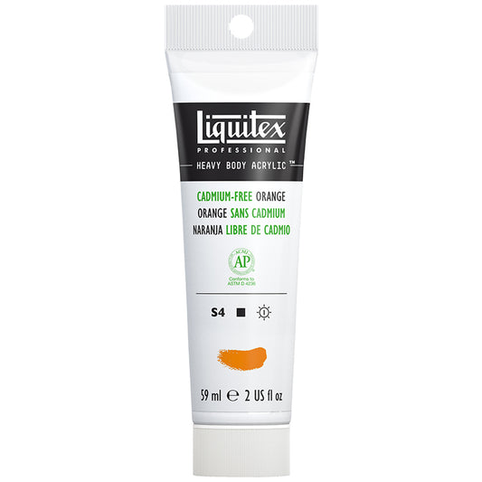 Liquitex Heavy Body Acrylic Cadmium Free Orange 2oz