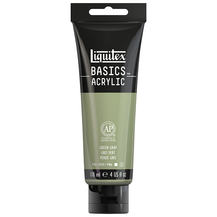 Liquitex Basics Acrylic Green Gray 118ml