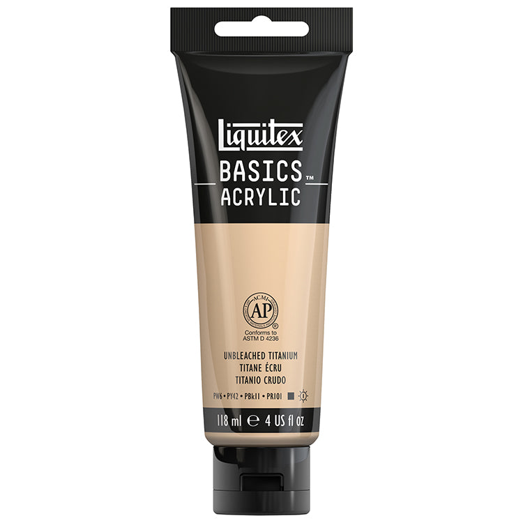 Liquitex Basics Acrylic Unbleached Titanium 4oz