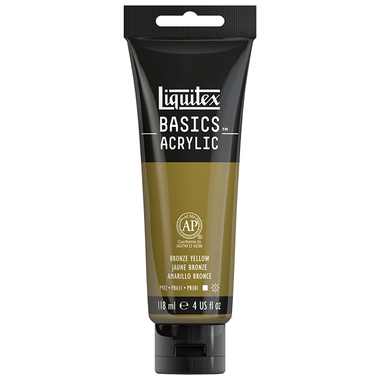 Liquitex Basics Acrylic Bronze Yellow 4oz