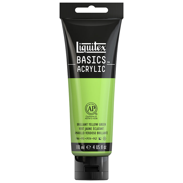 Liquitex Basics Acrylic Brilliant Yellow Green 4oz