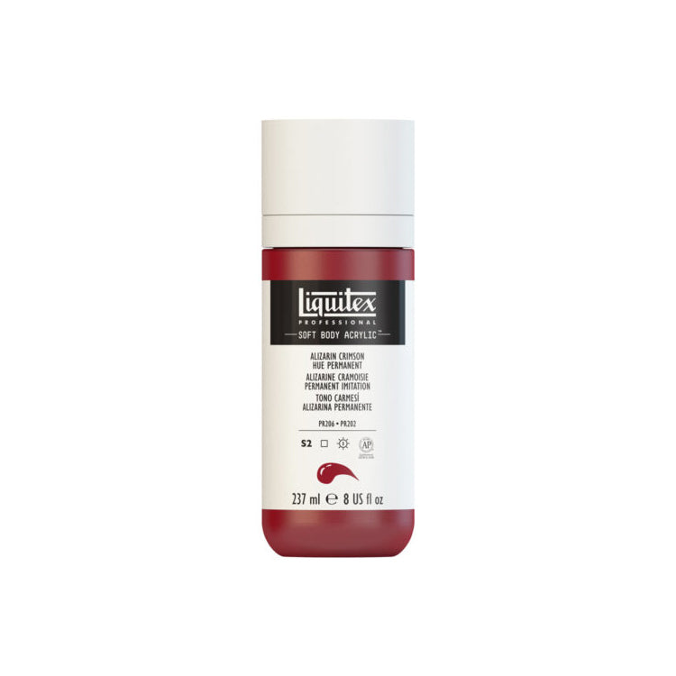 Liquitex Soft Body Acrylic Alizarin Crimson Hue Permanent 237ml