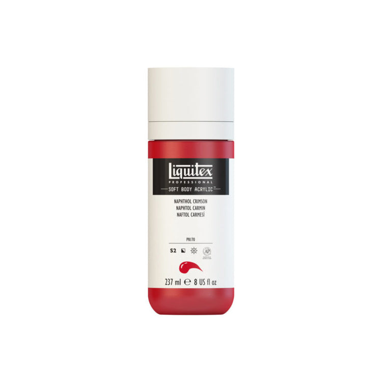Liquitex Soft Body Acrylic Naphthol Crimson 237ml